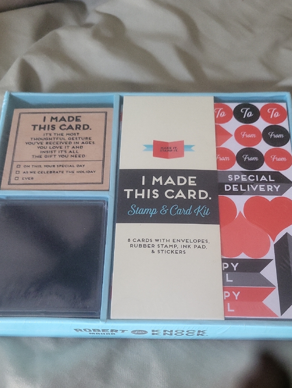 I Made This Card Boxed Sealed Artsy By You